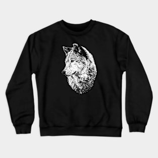 Wolf portrait Crewneck Sweatshirt